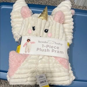 NWT Koala Kids White and Pink Unicorn 3-6 months
